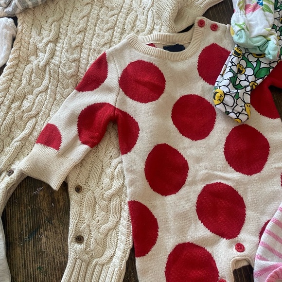 17 long sleeve/long pants ( some footed) baby GIRL one pieces💗👶🏻💗3 NWT - Picture 2 of 12